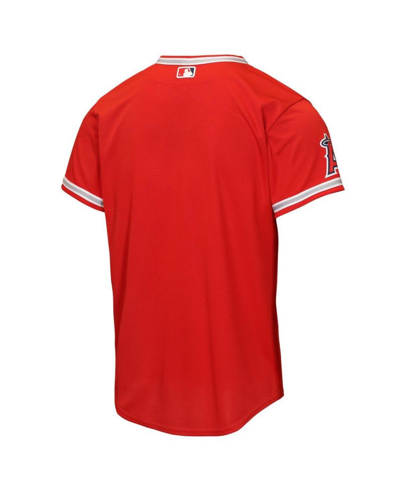 Big Boys and Girls Red Los Angeles Angels Alternate Stadium Jersey