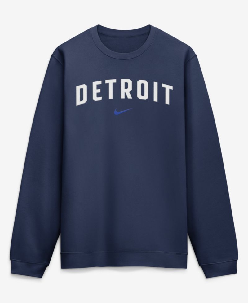 Men's Navy Detroit Tigers City Connect Club Sweatshirt