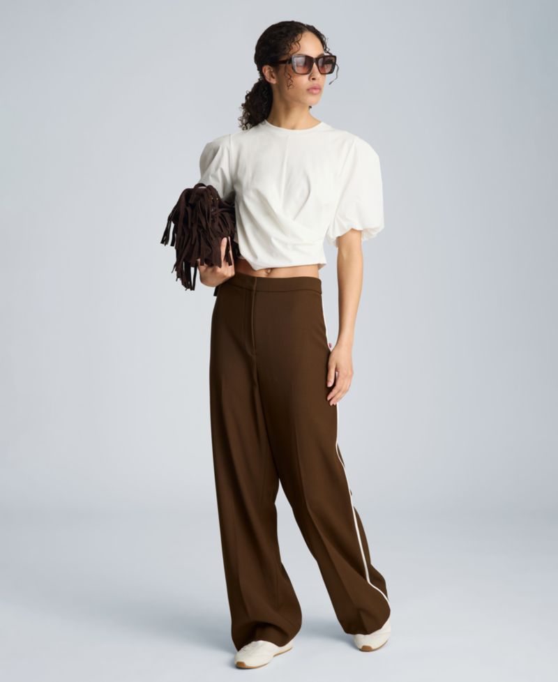 Women's High-Rise Side Piping Pants