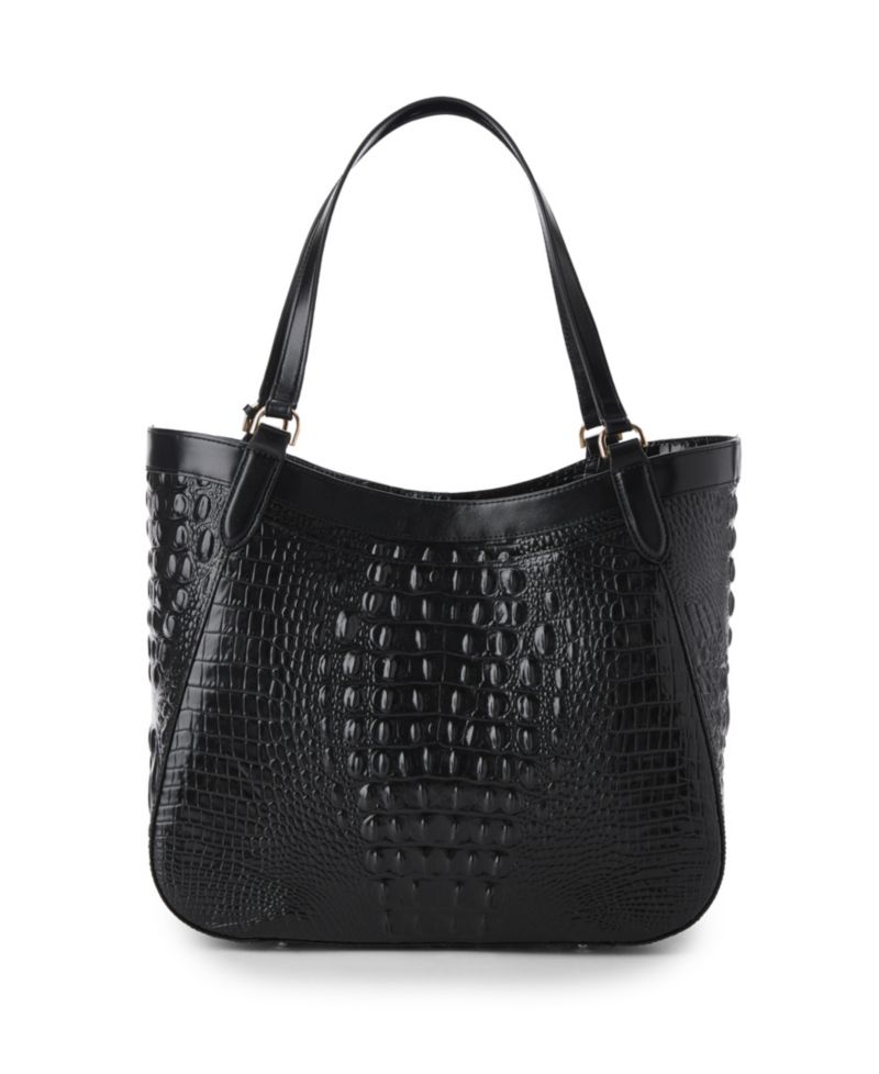 Aliza Ocelot Calgary Large Leather Tote Handbag