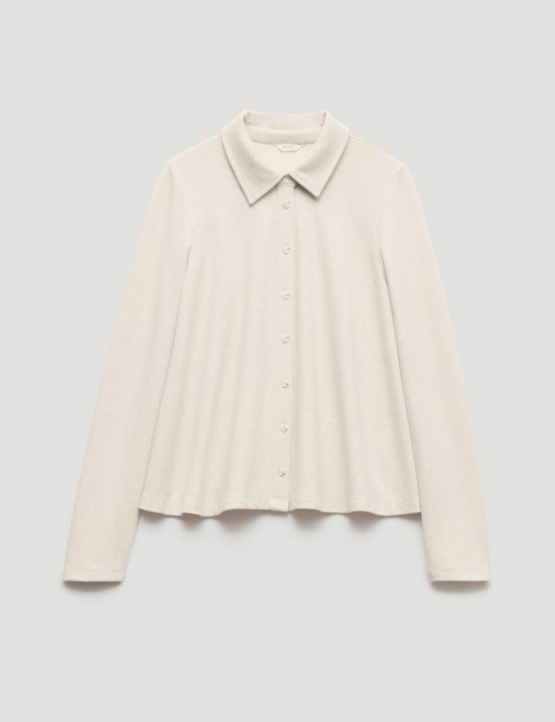 Women's Button A-Line Polo Top