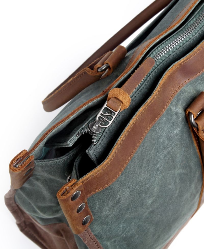 Stone Creek Waxed Canvas Tote Bag