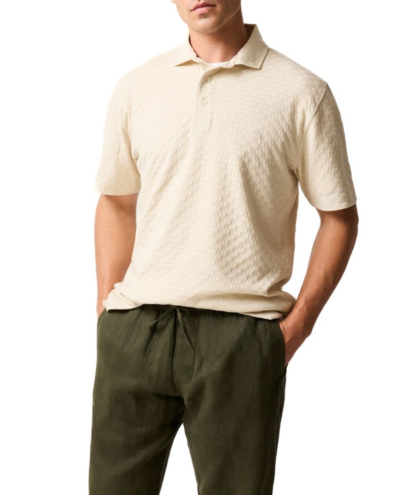 Men's Huntsbury Short Sleeve Ultra Soft Cotton Polo Shirt