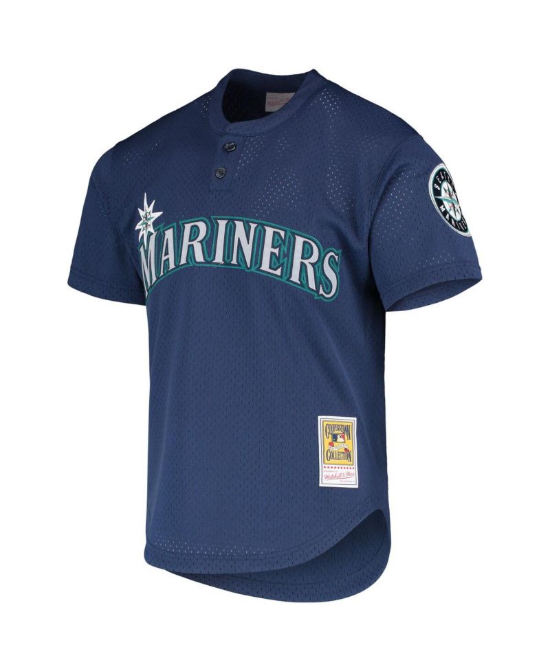 Men's Ichiro Suzuki Royal Seattle Mariners Cooperstown Collection Mesh Batting Practice Jersey