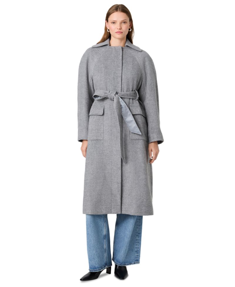 Women's Gabriella Twill Belted Relaxed Coat