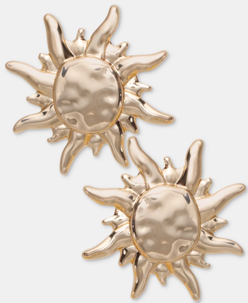 Sun Statement Stud Earrings