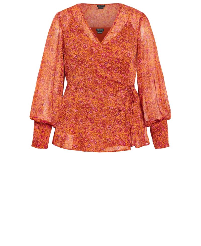 Plus Size Alexis Print Top
