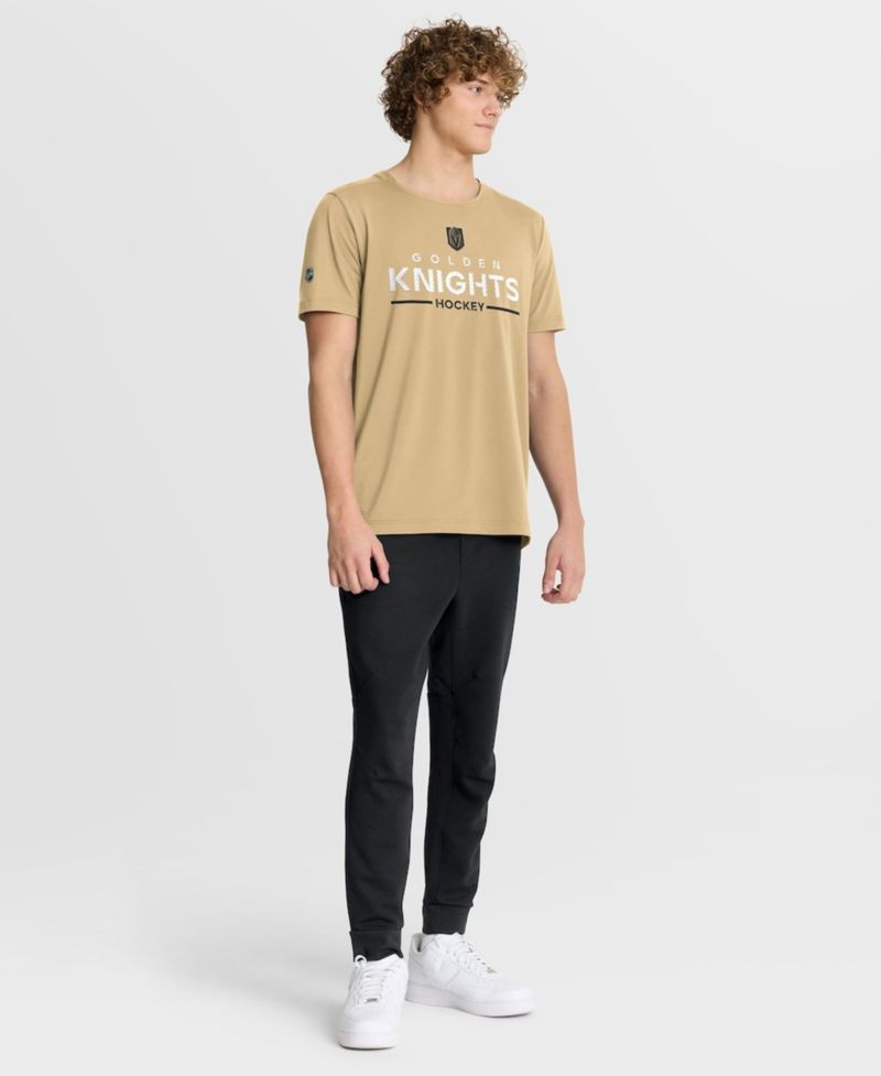 Men's Gold Vegas Golden Knights Authentic Pro Rink Tech T-Shirt