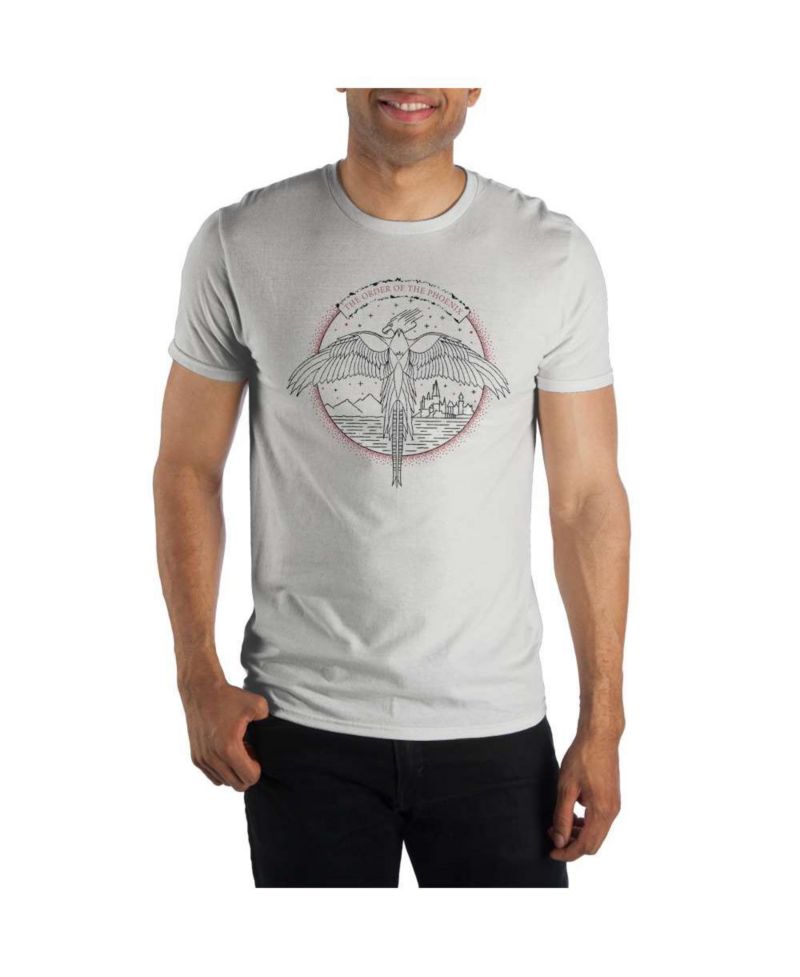 Men's The Order Of The Phoenix Logo White Tee T-Shirt