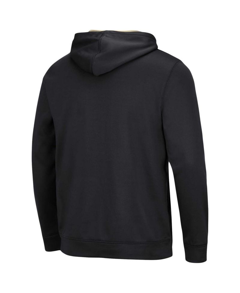 Men's Black Purdue Boilermakers Resistance Pullover Hoodie