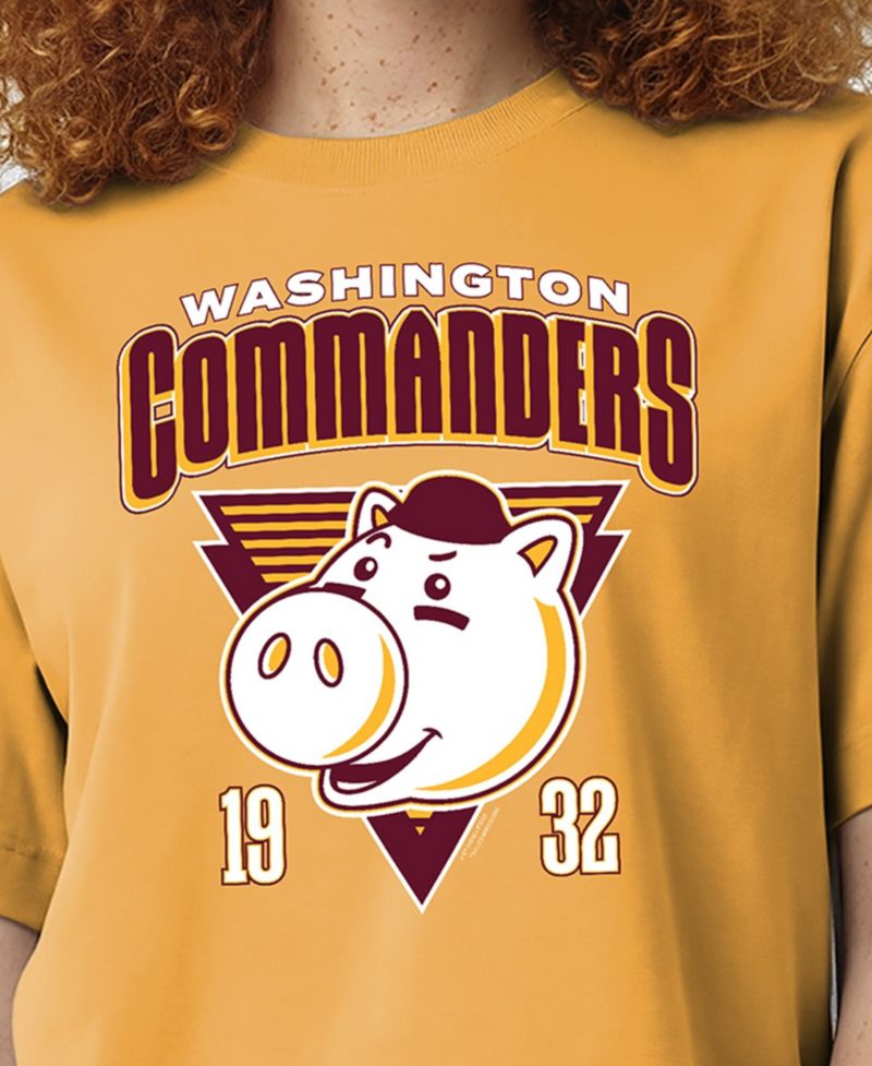 Women's Gold Washington Commanders Disney X Champion All Star T-Shirt