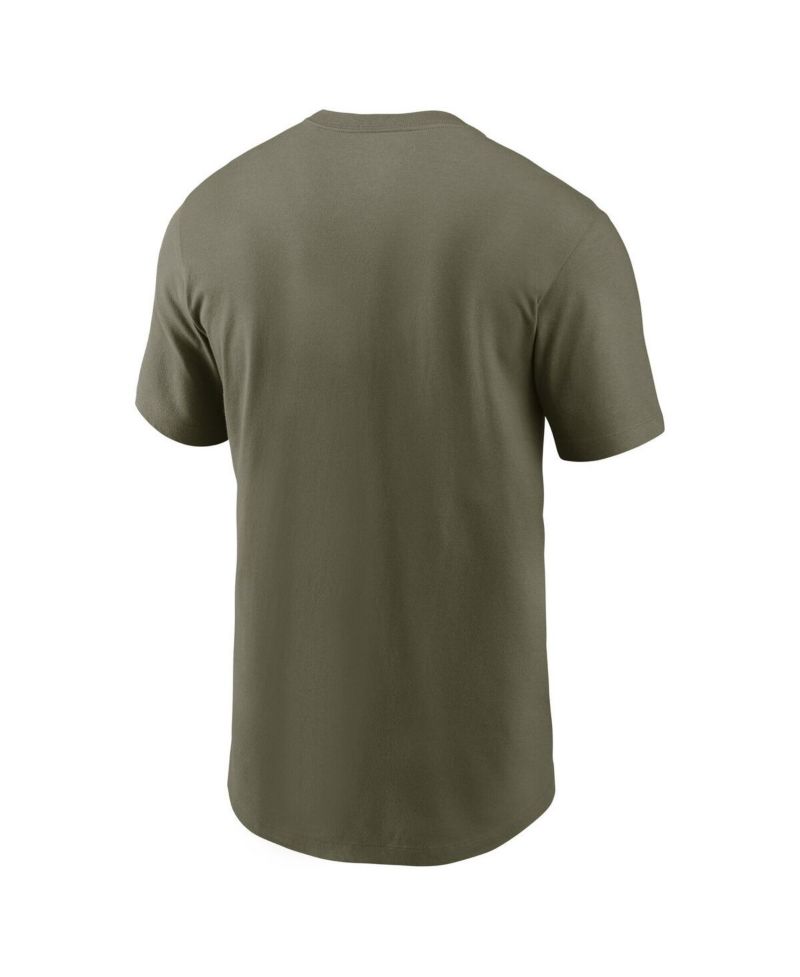 Men's Olive Oregon Ducks Primetime Logo Performance T-Shirt