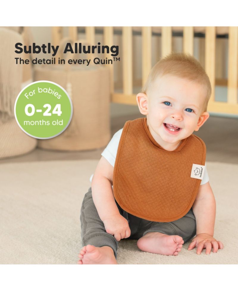 8pk Quin Baby Bibs for Drooling and Teething, Cotton Drool Bibs, Newborn Baby Boys, Baby Girls Bibs
