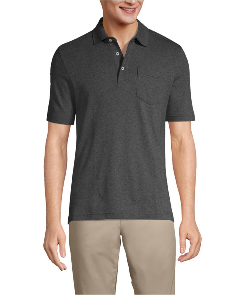 Men's Short Sleeve Cotton Supima Polo Shirt with Pocket