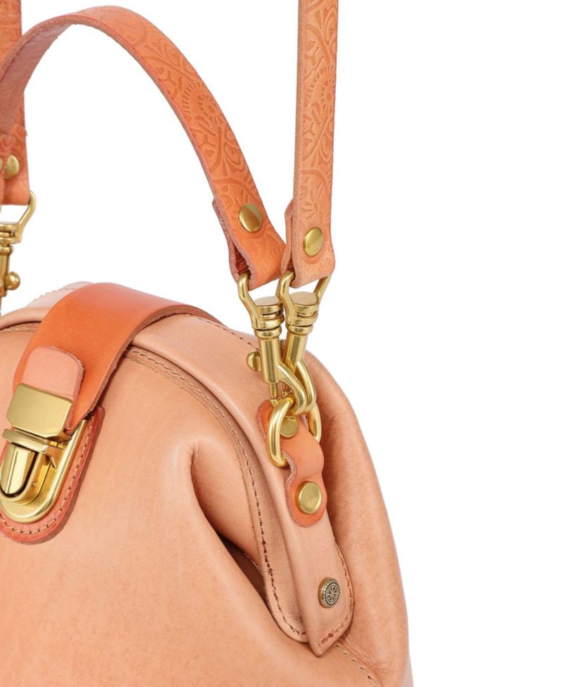 Doctor Mini Leather Bucket Crossbody Bag