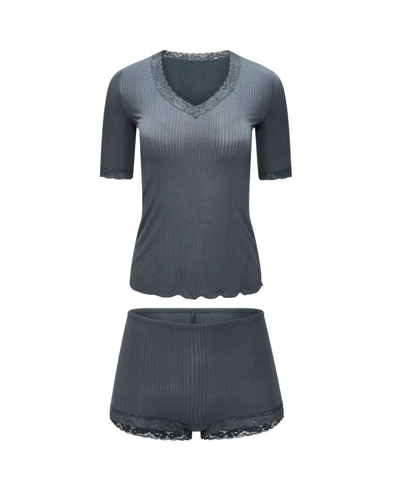 Plus Size Roxie T-shirt and Hot Short PJ Set