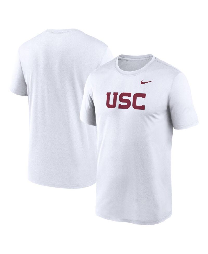 Men's White USC Trojans Primetime Legend Wordmark T-Shirt