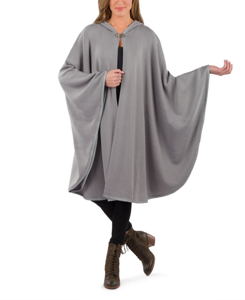 Women's Hooded Cape with Clasp