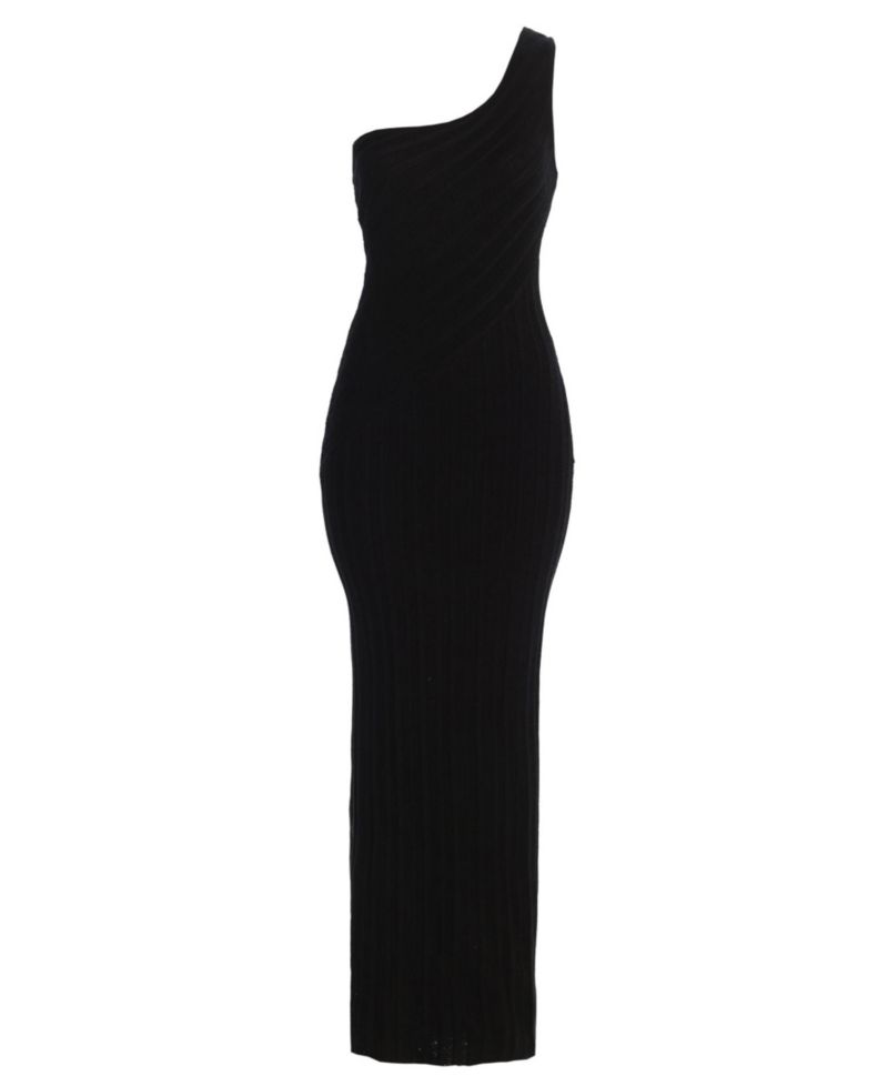 Women's Fringe Knit Maxi Dress