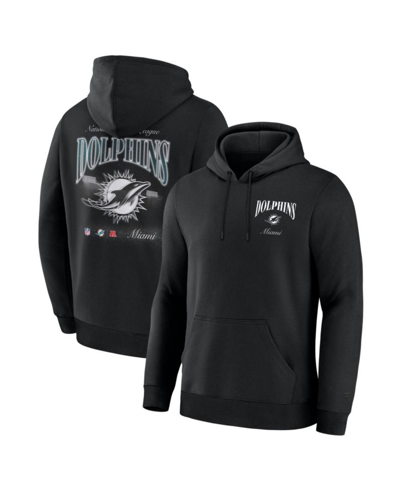 Men's Miami Dolphins Back Logo Fleece Hoodie