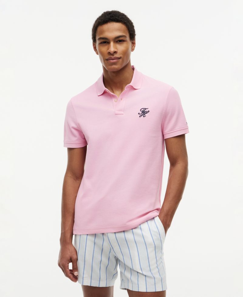 Men's Classic-Fit Embroidered Script Logo Polo Shirt