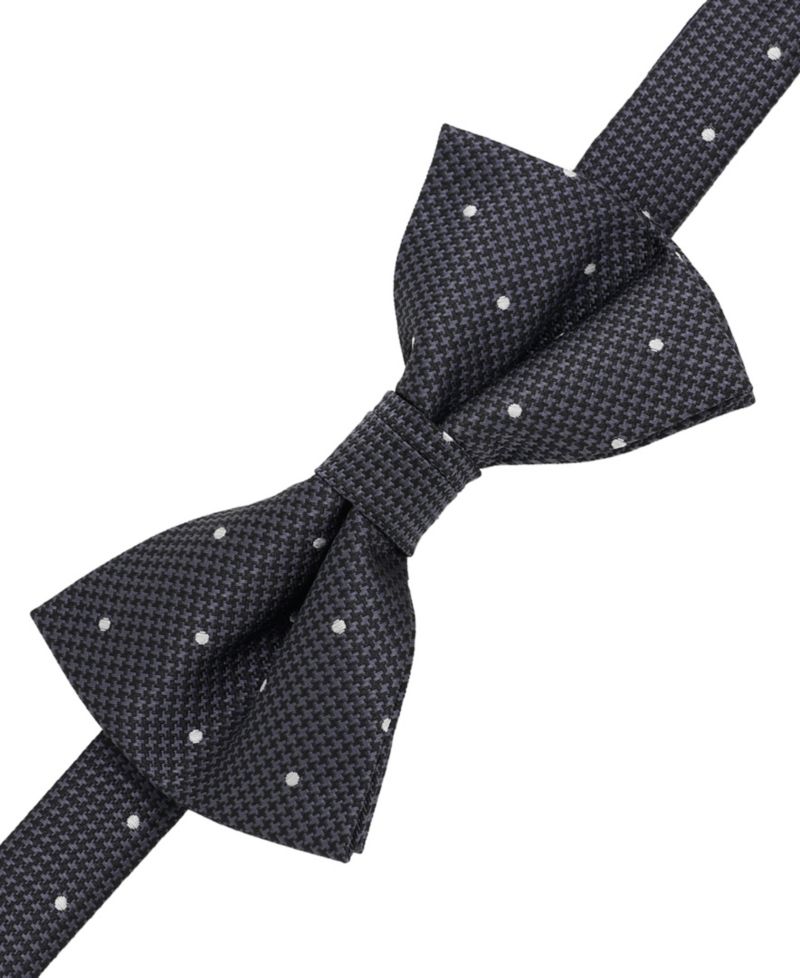 Men's 2-Piece Dot Pre-Tied Bow Tie and Lapel Pin Box Set