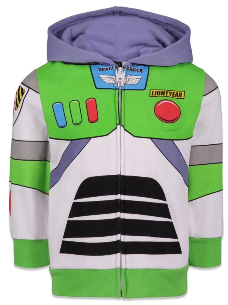 Toddler Boys Boys'(2T-5T)Buzz Lightyear Cosplay Fleece Zip-Up Hoodie
