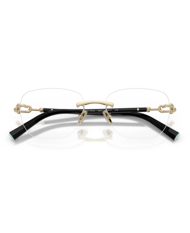 Unisex Square Metal TF1170D Eyeglasses
