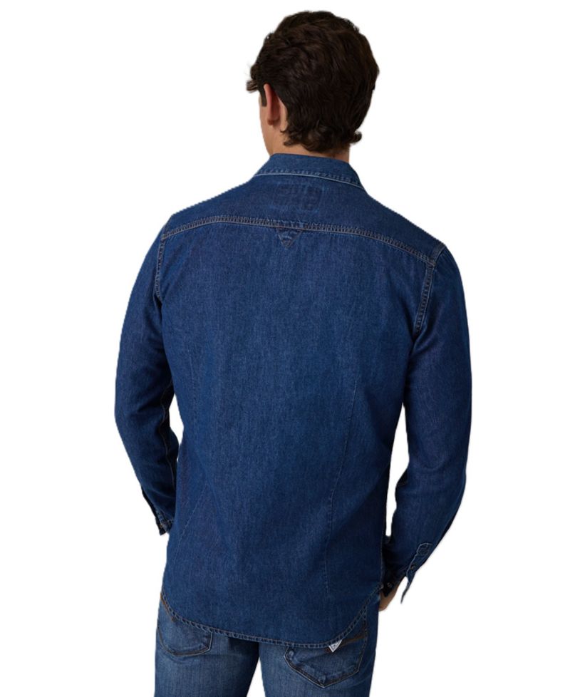 Men's Truckee Western Long-Sleeve Denim Shirt