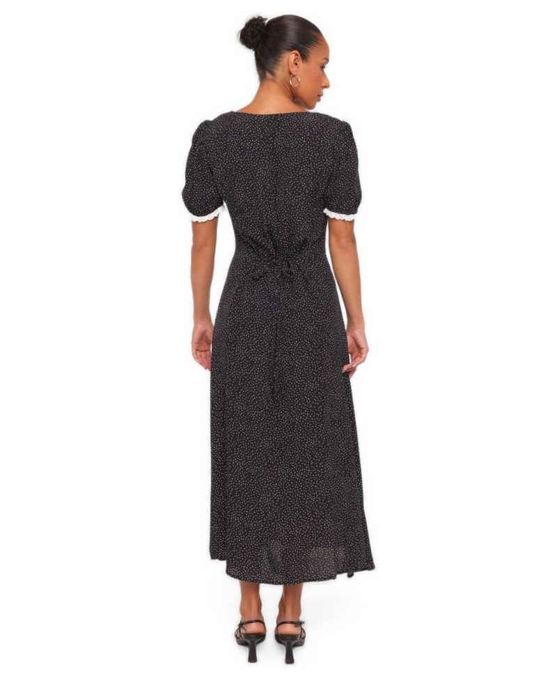 Women's Francine Lace A-Line Sweetheart-Neck Midi Dress