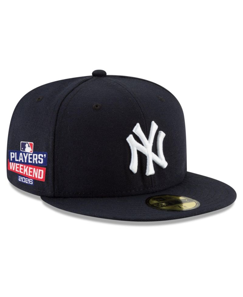 Men's Navy New York Yankees 2026 Players' Weekend Authentic Collection 59FIFTY Fitted Hat