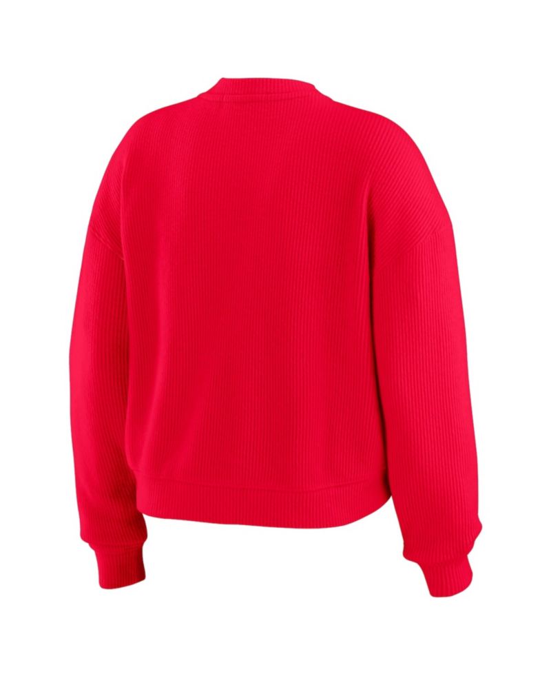 Women's 2-Piece Cream Arizona Cardinals Plus Size Knitted Tri-Blend Long Sleeve T-Shirt & Pants Lounge Set