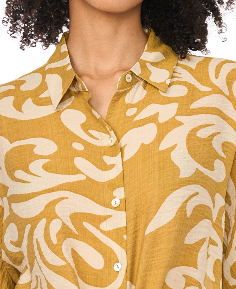 Women's Collared Short-Sleeve Top