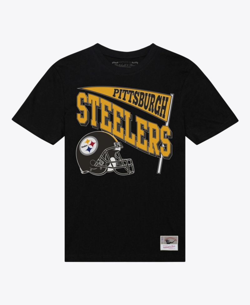 Women's Black Pittsburgh Steelers Team Dynamic Boyfriend T-Shirt