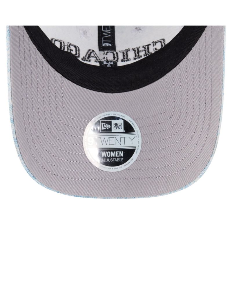 Women's Light Blue Chicago White Sox Daisy All Over 9TWENTY Adjustable Hat