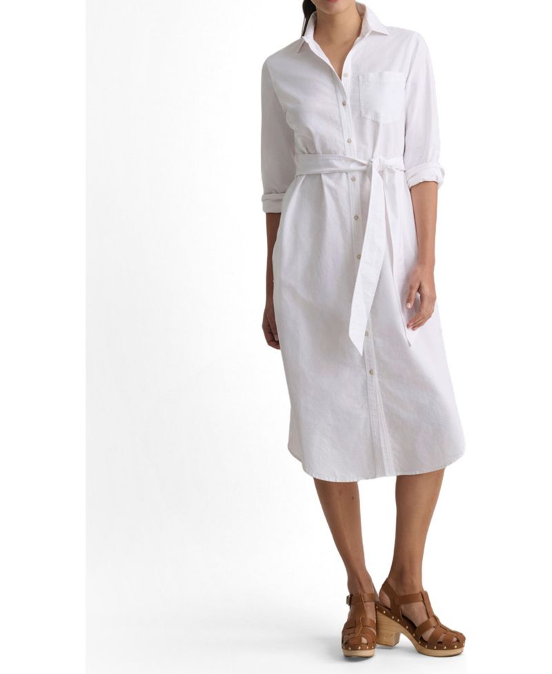 Women's Cotton Oxford Relaxed Bailey Shirt Dress