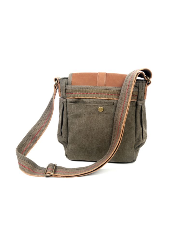 Turtle Ridge Canvas Crossbody Bag