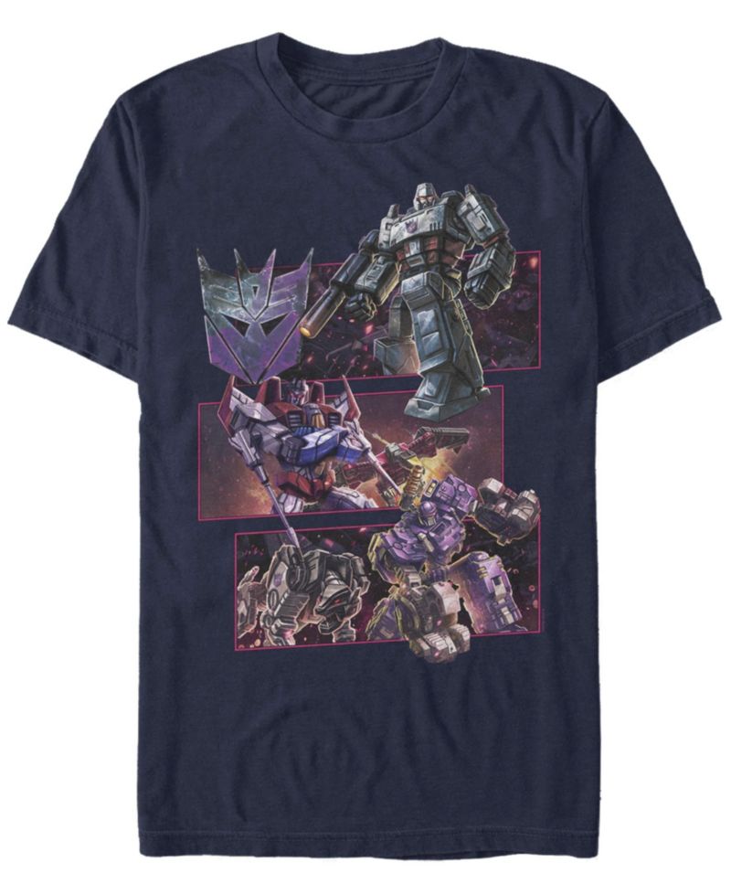 Men's Decepticon Boxup Short Sleeve Crew T-shirt