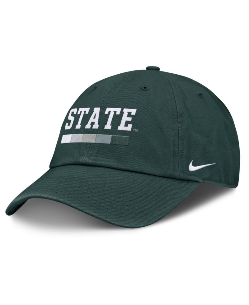 Men's Green Michigan State Spartans Club Campus Adjustable Hat