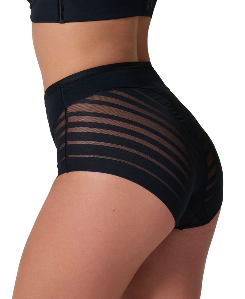 Women's Lace Stripe Undetectable Classic Shaper Panty 012903