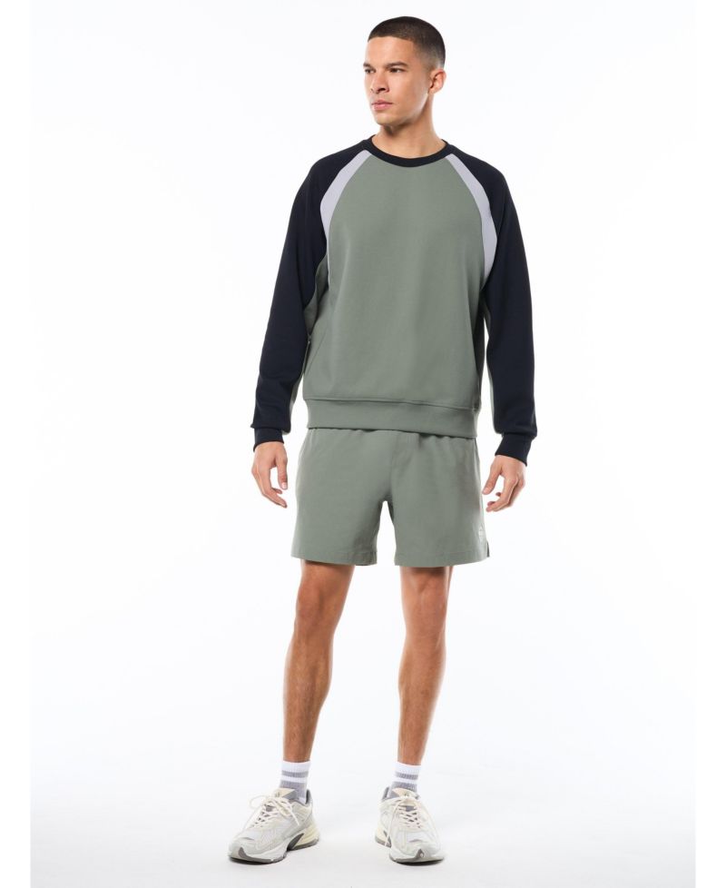 Men's Long-Sleeve Regular-Fit Sportivo Crewneck