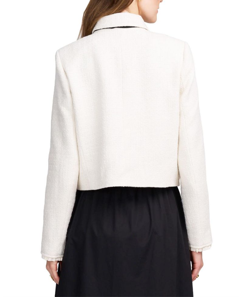 Women's Tweed Jacket With Bow