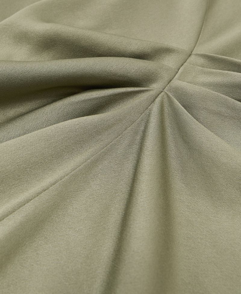 Women's Sasha Cowl Neck Gathered-Draping Satin Midi Dress