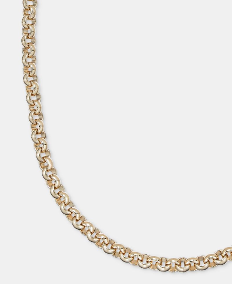 Gold-Tone 16" Chain Collar Necklace