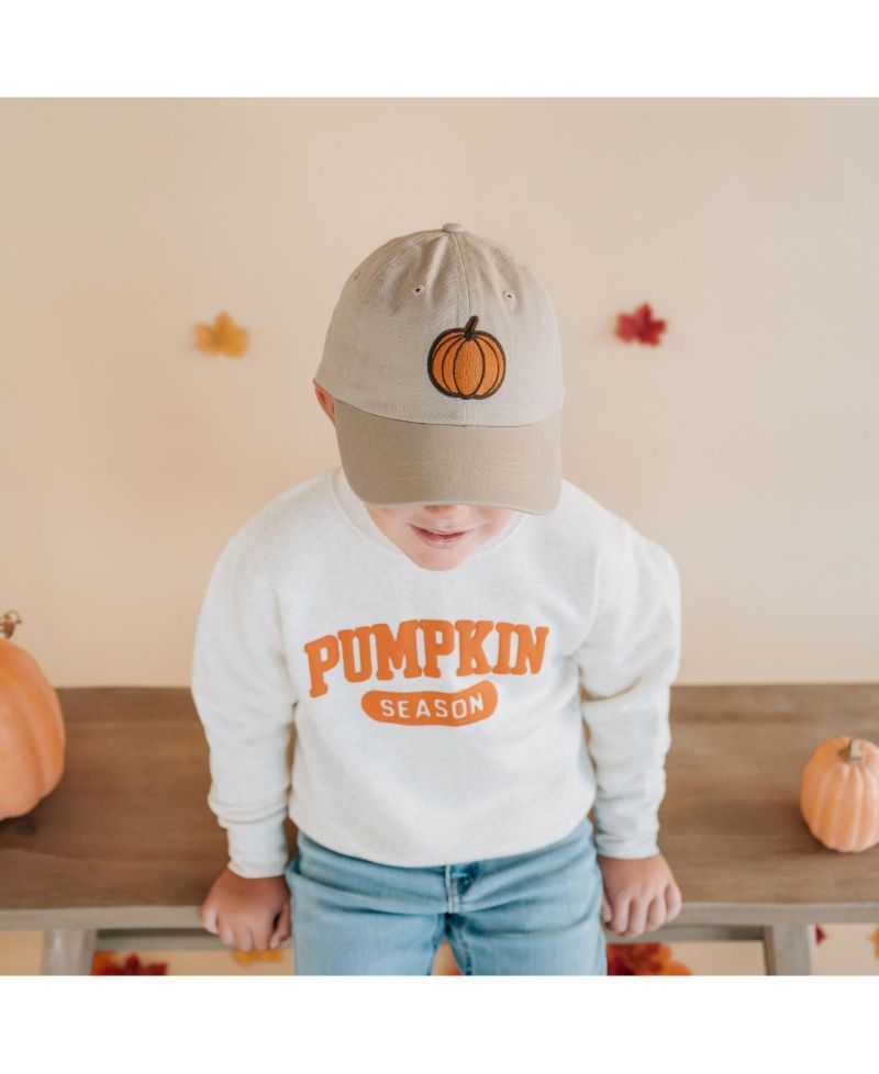 Big Boys Pumpkin Season Puff Ink Sweatshirt