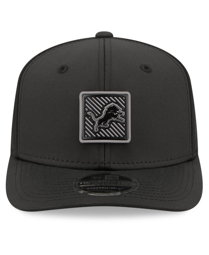 Men's Black Detroit Lions 2026 NFL Training Camp 9SEVENTY Adjustable Hat