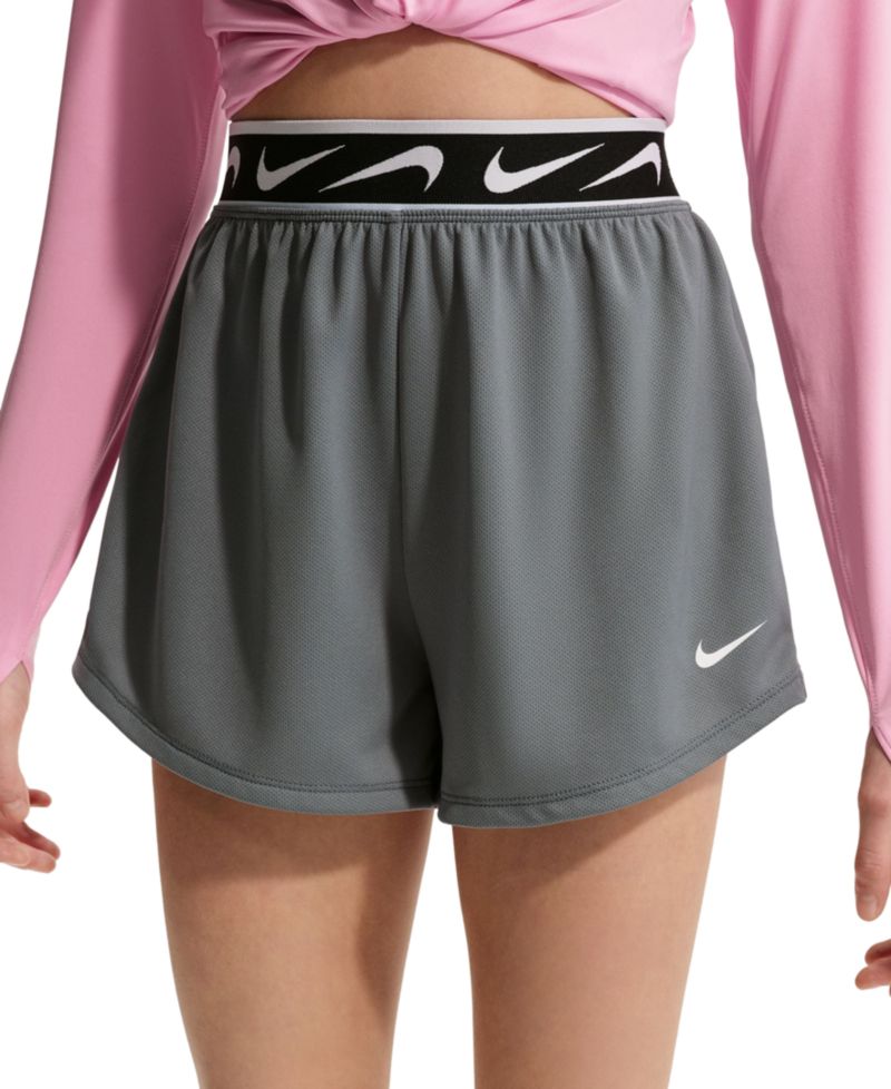 Шорты для бега средней посадки Dri-Fit для девочек 8-18 лет