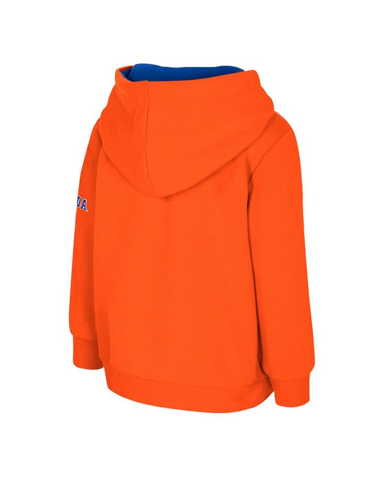 Toddler Orange Florida Gators Big Logo Volume Fleece Pullover Hoodie