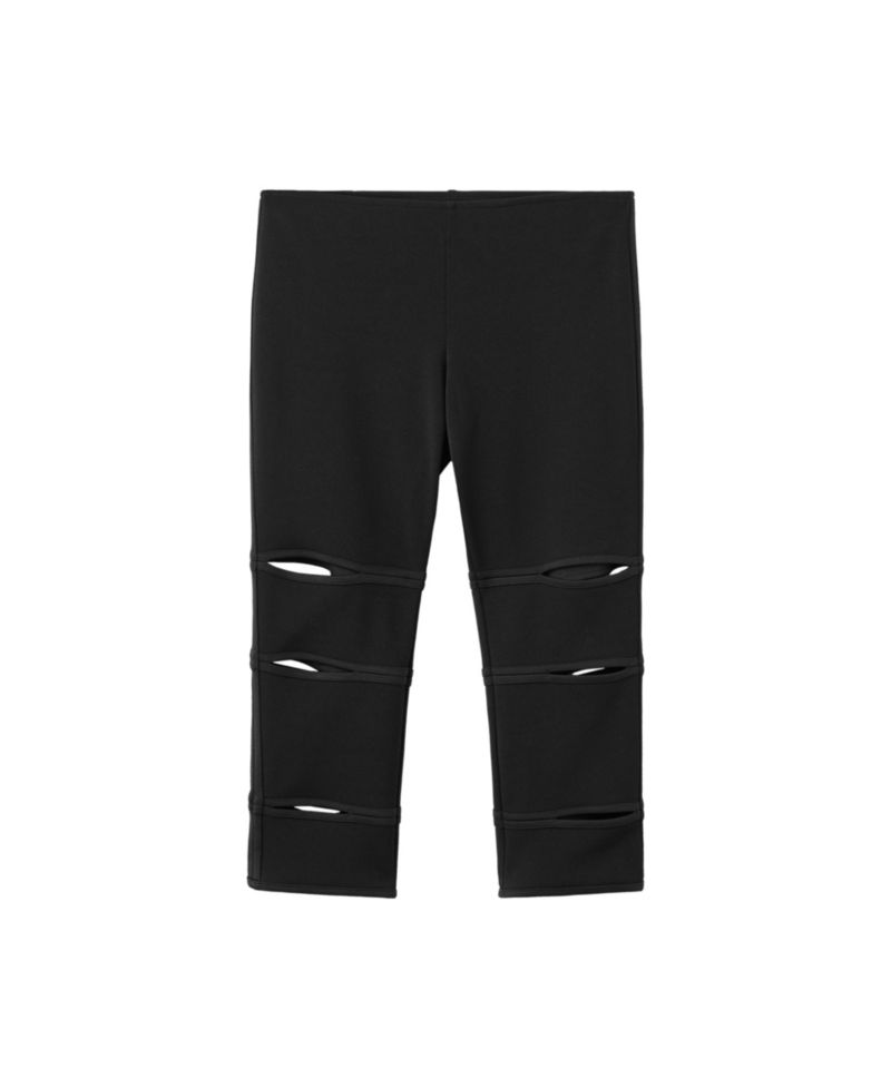 Women's High-Rise Cutout Capri Pants