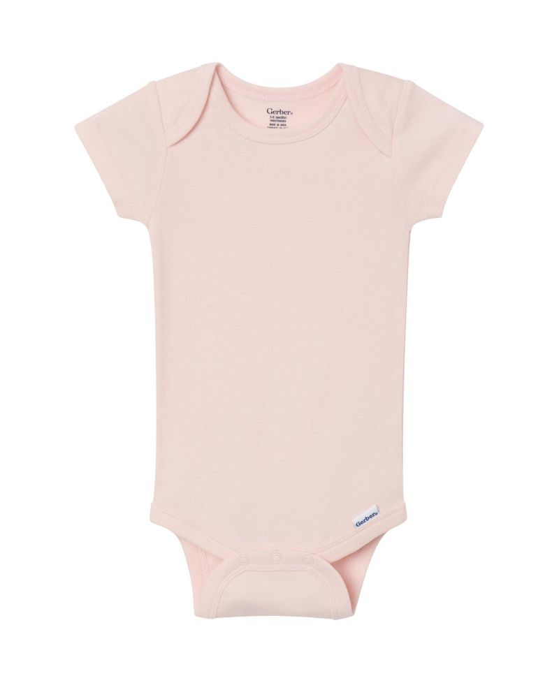Baby ( NEW BORN TO 18 M )8-Pack Short Sleeve Bodysuits, Rainbow
